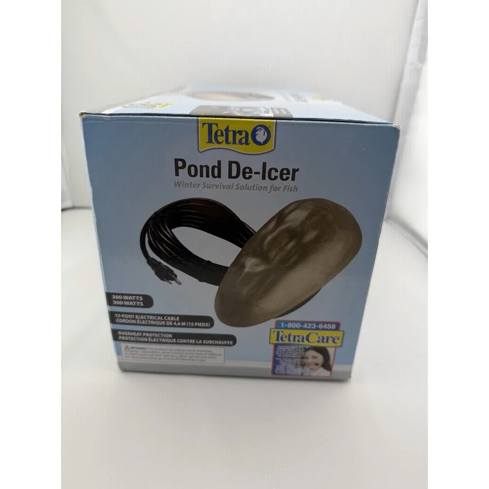 Tetra Pond 26429 De-Icer for Fish Pond Winter Survival Solution for Fish